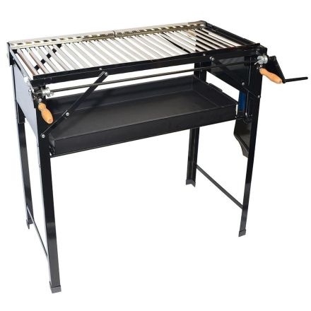 Santa Barbara Chili Roaster CRBBQ-ST Outdoor Portable BBQ Stand Grill with Carrying Case