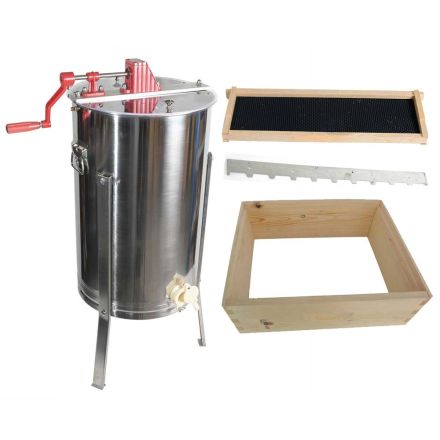 Goodland Bee Supply GL-E2-1SK-SPCR 2 Frame Honey Extractor and 1 Complete Honey Super Free Spacer Included