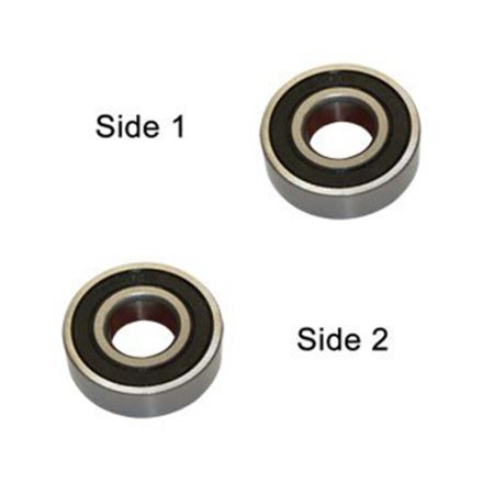 Hardin WP800-24 Replacement Ball Bearing for WP800 - 2 x Seal, ID 7 mm x OD 19 mmx W 6 mm